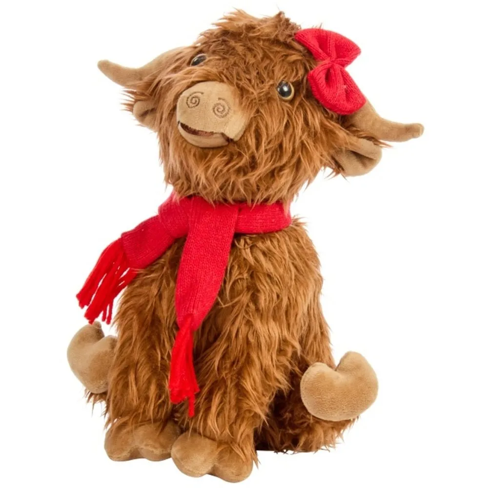 Hairy Hattie Christmas Highland Cow